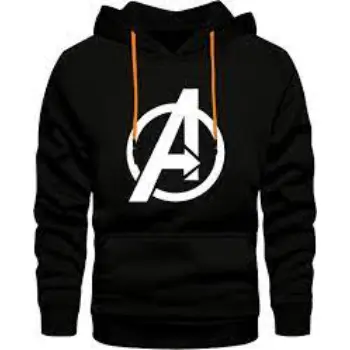 FASHION AND YOUTH Mens Polyester and Cotton Hooded 